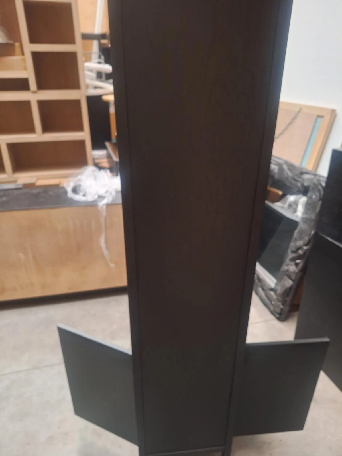 Zwart metalen tafelonderstel